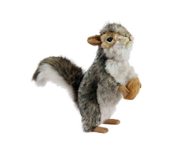 Ekorn m/nøtt [Grey Squirrel] 20 cm Hansa