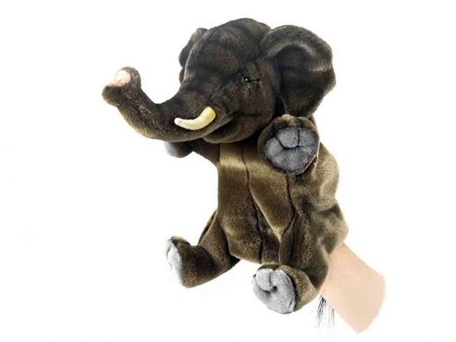 Elefant hånddukke [Elephant Puppet] 24 cm Hansa