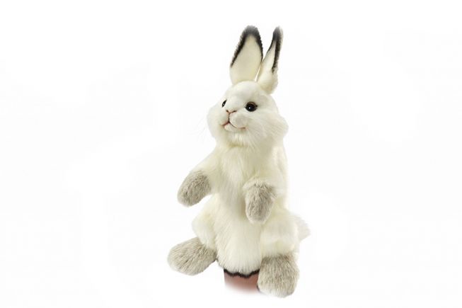 Kanin hånddukke 34 cm