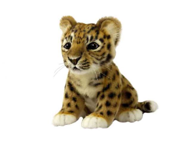 Amurleopard unge [Leopard Cub Amur] 25 cm Hansa