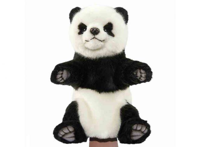 Panda hånddukke 30 cm