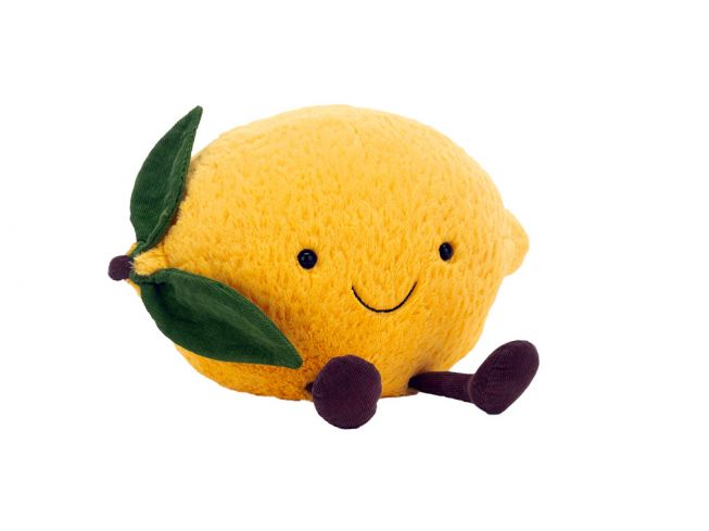 Sitron - plysj [Lemon] Jellycat 17cm x 12 cm