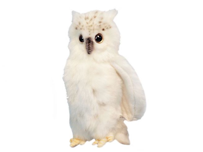 Snøugle [Snowy Owl] 18 cm Hansa